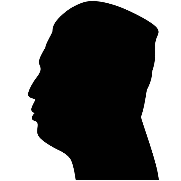 25. märz 2017. Oberster Führer der demokratischen Volksrepublik Nordkorea, kim jong-un, Silhouette abstraktes linkes Profil. — Stockfoto