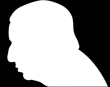 13 Temmuz 2017. Avrupa Komisyonu, Jean-Claude Juncker, siluet soyut sol profil başkanı.