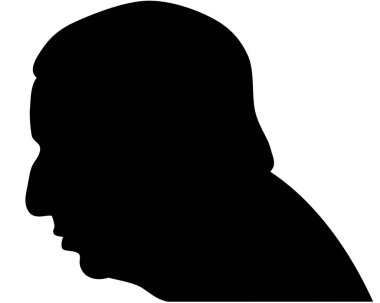 13 Temmuz 2017. Avrupa Komisyonu, Jean-Claude Juncker, siluet soyut sol profil başkanı.