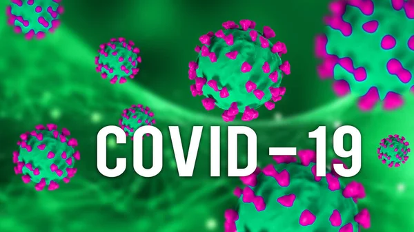 Covid-19 Corona virus concept. New corona virus outbreak and pandemic theme. 3d rendering