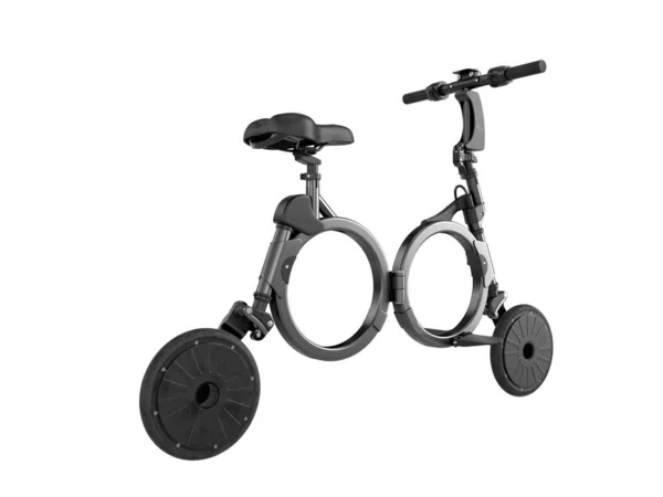 Ilustração Conceito Uma Bicicleta Elétrica Diferentes Cores Posição — Fotografia de Stock