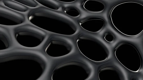 bir örümcek ağı yapısını oluşturan 3d metal arka plan. 3D render