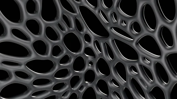 Трехмерный Металлический Фон Образующий Структуру Булыжника Рендеринг — стоковое фото