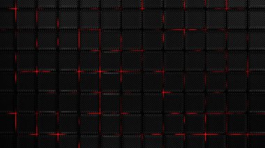 Karbon fiber arka plan dokusu. Yeni teknoloji endüstriyel malzeme, 3D resimleme.