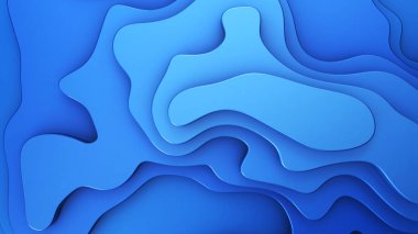 Soyut siyah 3d topoğrafya haritası arkaplanı, 3d resimleme