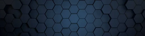 Шестиугольники Синий Текстура Фона Иллюстрация Рендеринг — стоковое фото