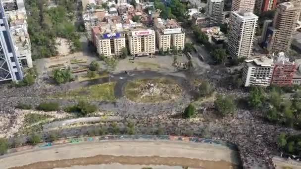 Santiago Chile Stycznia 2020 Hyperlapse Który Pokazuje Jak Carabineros Chile — Wideo stockowe