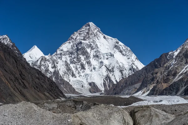 K2 montaña y pico Ángel, campamento de Concordia —  Fotos de Stock