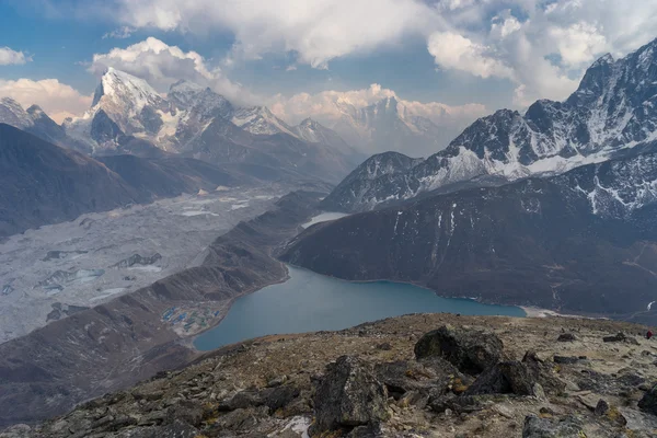 Gokyo ri krajina, Everest region — Stock fotografie