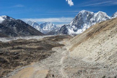 Everest ana kampı trek trekking iz