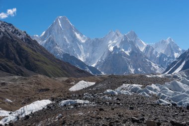 Gasherbrum massif dağ birçok zirve, K2 trek ile