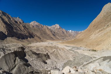 K2 trekking rotası Peyzaj ve Baltoro buzul, Skardu, Gilgit,