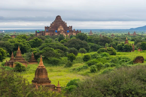 Bagan antika staden efter jordbävningen, Mandalay, Myanmar — Stockfoto