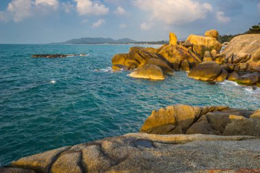 Hin Ta taş Simgesel Yapı adasının Samui, Suratthani, Tayland