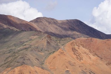 Güzel renk ve doku Dağı Leh, Ladakkh, Hindistan