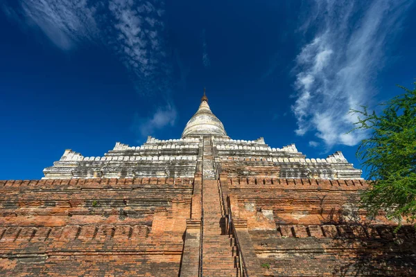Shwesandaw pagoda landmark staden Bagan, Mandalay, Myanmar — Stockfoto
