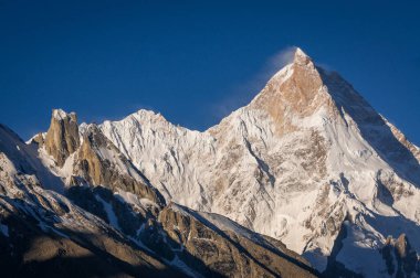 Masherbrum dağın en yüksek bir sabah, K2 trek, Pakistan