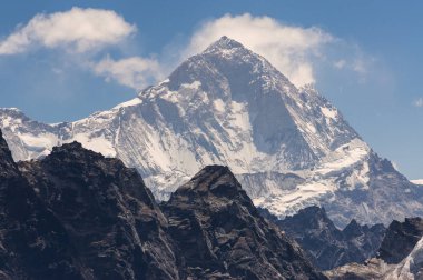 Makalu dağ tepe Everest bölgesinde, Nepal