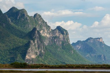 Sam ROI Yod, Prachuap Khiri Khan, güzel dağ manzarası