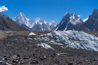 Gasherbrum dağ massif ve Mitre Zirvesi K2 trek, Gilgit Balti