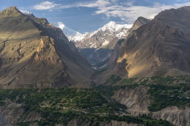 Yaz, Gilgit Baltistan Hunza Vadisi güzel manzara,