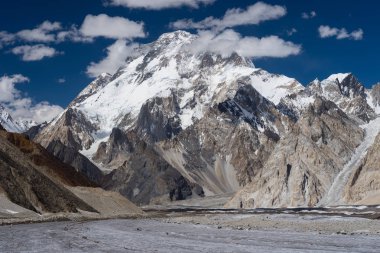 Broadpeak mountain and vigne glacier, K2 trek, Skardu, Gilgit Ba clipart