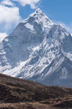 Ama Dablam dağ tepe, ikonik Khumbu tepe bölgesi, herhangi bir zamanda 