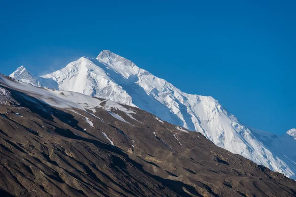 Rakaposhi pico de montaña, pico icónico del valle de Hunza en una mañana — Foto de Stock