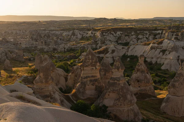 Salida Del Sol Por Mañana Capadocia Centro Anatolia Turquía Asia — Foto de Stock