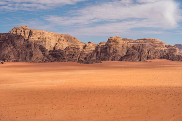 Landscape of Wadi Rum desert, red desert south part of Jordan, Arab, Asia