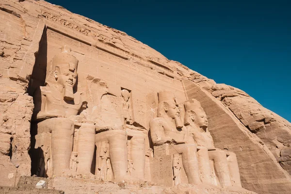Tempio Abu Simbel Assuan Alto Egitto Africa — Foto Stock