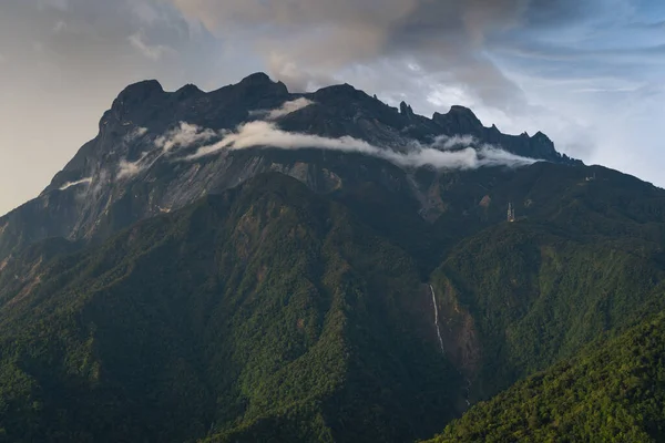 Kinabalu mountain peak, highest peak in Malaysia located at Borneo island in Sabah state, Asia
