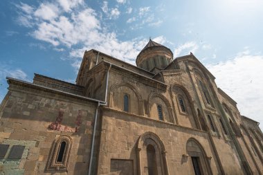 Svetitskhoveli Katedrali, Mtskheta, Gürcistan, Asya 'daki en büyük ortodoks kilisesi.