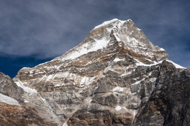 Himalaya dağlarında Kyashar veya Peak 43, Mera zirvesi tırmanışı, Nepal, Asya