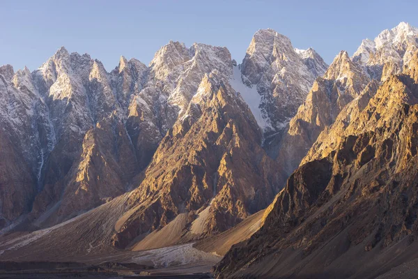 Pico Montaña Catedral Passu Valle Passu Cordillera Karakoram Gilgit Jalá — Foto de Stock