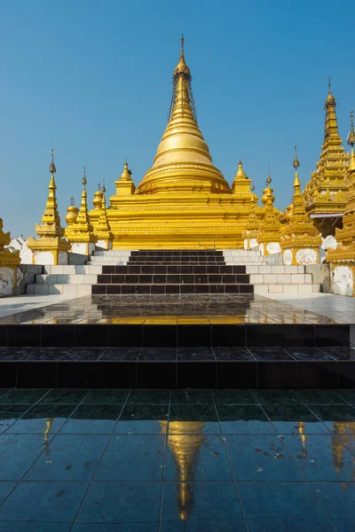 Buddhistická Pagoda Sanda Muni Mandalaji Myanmar Asie — Stock fotografie