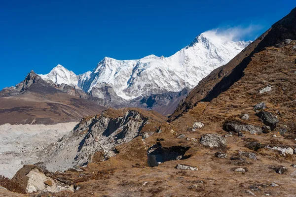 Cho Oyu Berggipfel Sechshöchster Gipfel Der Welt Himalaya Gebirge Nepal — Stockfoto