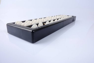 Abucas ve kağıt iş kavramsal metni etiketleme. 