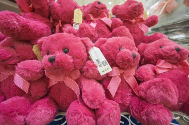 Kuala Lumpur, 16 Jan 2017. Güzel dantel yapay çiçek ve teddy ayı iyi bilinen Dükkanı.