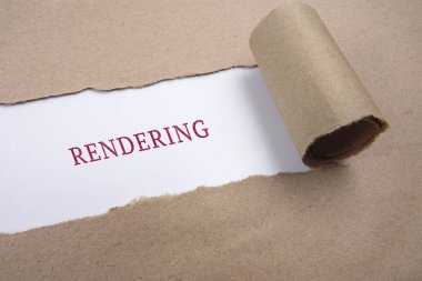 Yırtık kağıt tıbbi kavramsal kelime ile. Sağlık kavramı.