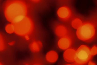 Defocused siyah arka plan üzerinde renkli hafif bulanık bokeh. Arka planı ve desen süslemeleri