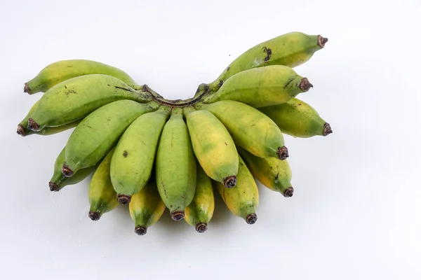Jovem Banana isolado no fundo branco . — Fotografia de Stock