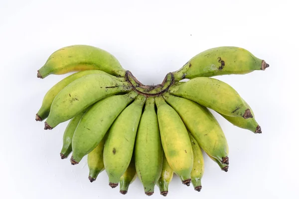 Молодий банан ізольовані на білому тлі. — стокове фото