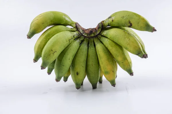 Banan isolerad på vit bakgrund. — Stockfoto