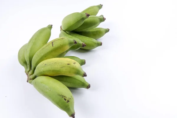 Banana isolada sobre fundo branco. — Fotografia de Stock