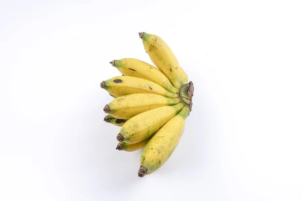 Banan isolerad på vit bakgrund. — Stockfoto