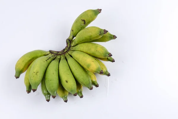 Banana isolada sobre fundo branco. — Fotografia de Stock