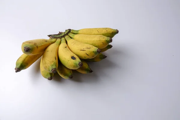 Banan isolerad på vit bakgrund. — Stockfoto