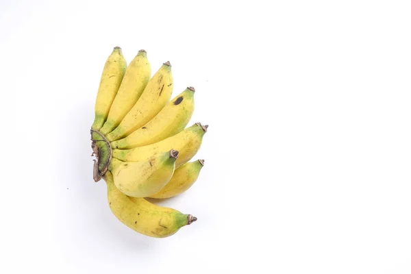 Banan isolerad på vit bakgrund. — Stockfoto