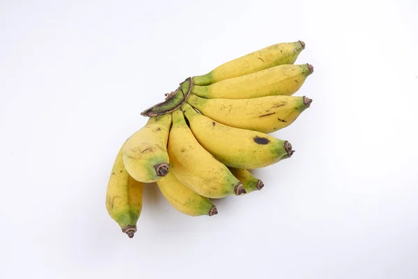 Banana isolada sobre fundo branco. — Fotografia de Stock